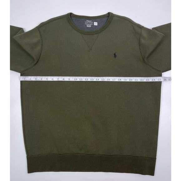 Polo Ralph Lauren Forest Green Crewneck Sweatshirt Size XL - Picture 10 of 10